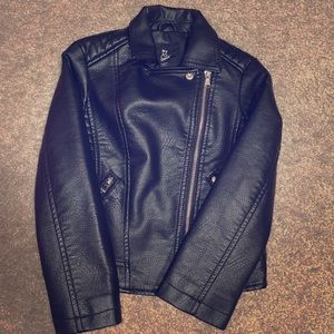 Art Class Faux Leather Coat